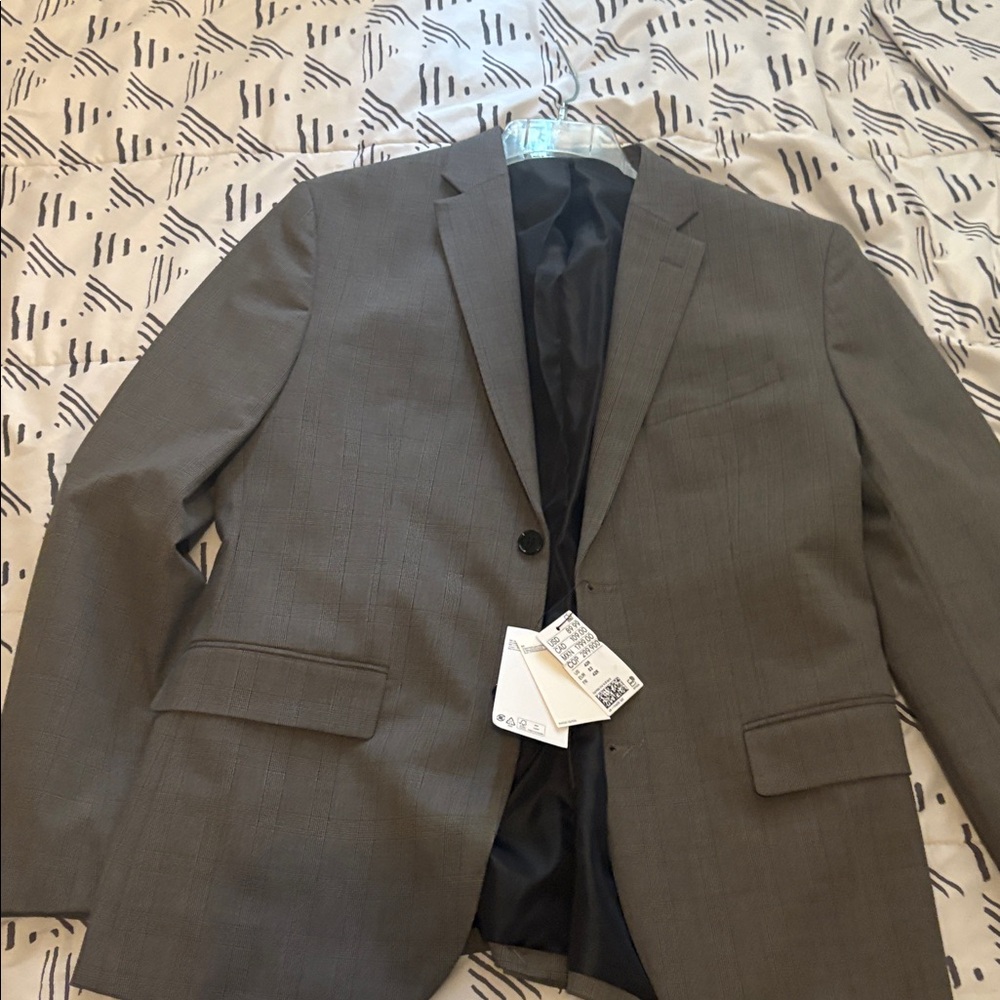 Gray Men's Blazer slim fit
